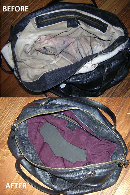 Bag lining replace